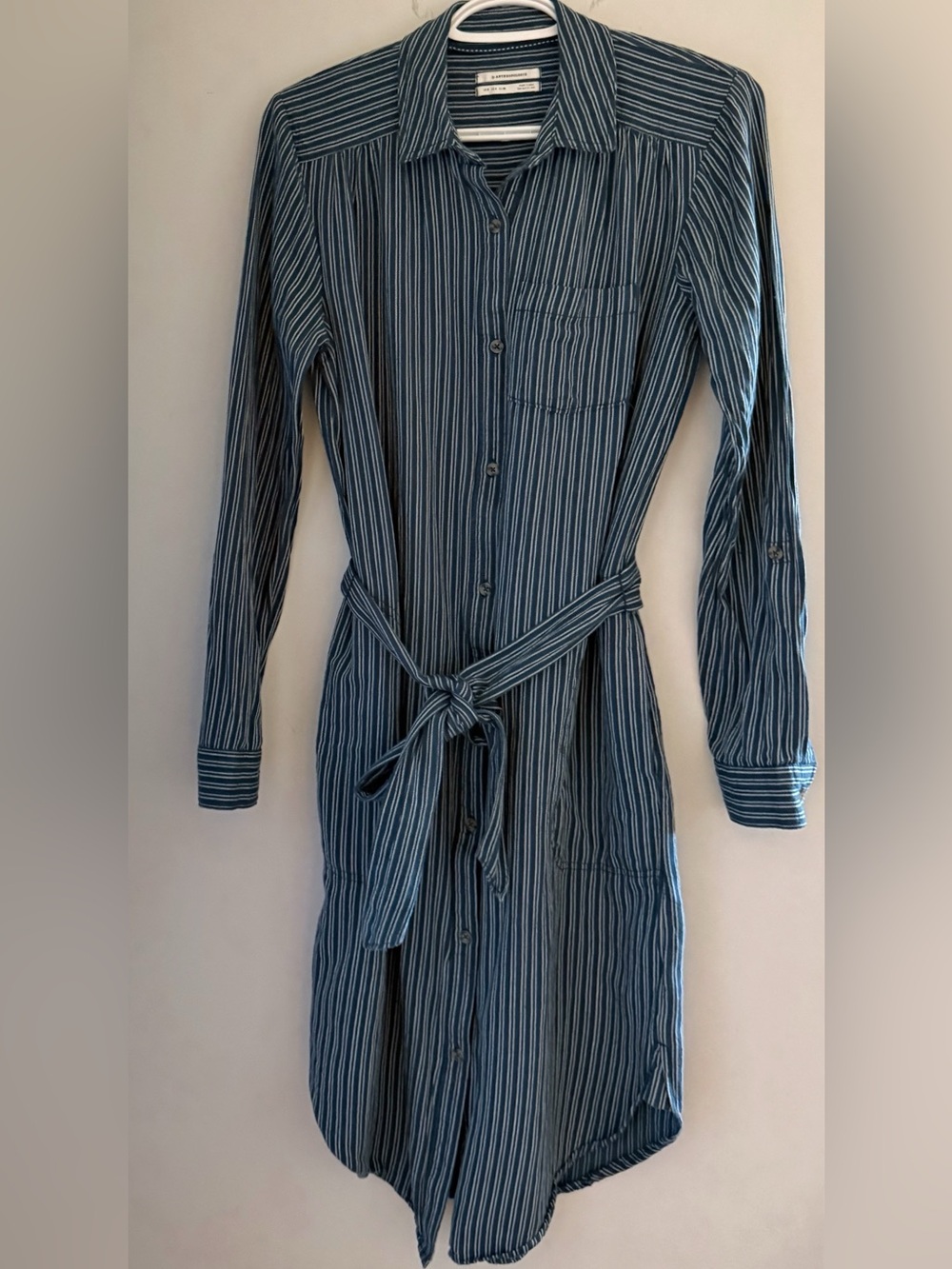 Anthropologie Bellamy Striped Shirtdress - Size 4